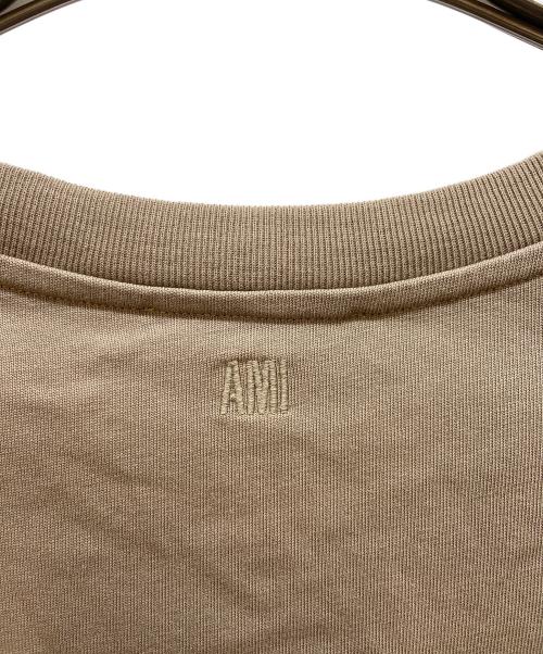 AMI PARIS（アミ パリス）AMI PARIS (アミ パリス) 半袖カットソー ベージュ サイズ:XLの古着・服飾アイテム