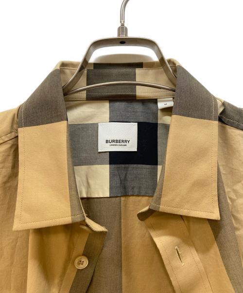 BURBERRY LONDON（バーバリーロンドン）BURBERRY LONDON (バーバリーロンドン) ノヴァチェックシャツ ベージュ サイズ:Mの古着・服飾アイテム