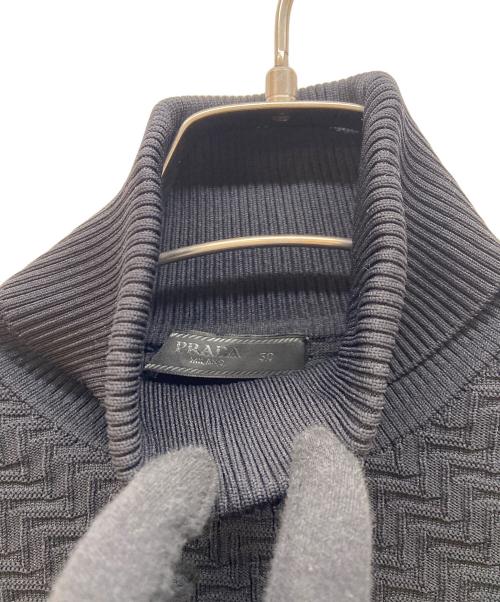 PRADA（プラダ）PRADA (プラダ) Re-Nylon タートルネック セーター ブラック サイズ:50の古着・服飾アイテム