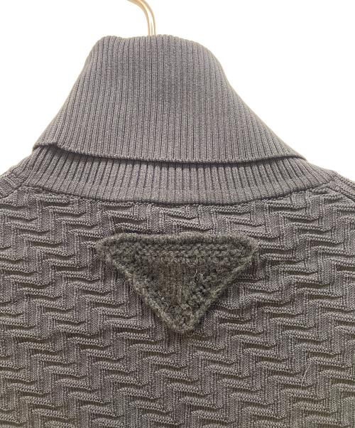 PRADA（プラダ）PRADA (プラダ) Re-Nylon タートルネック セーター ブラック サイズ:50の古着・服飾アイテム