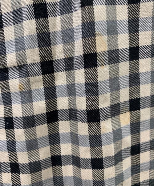 Burberry's（バーバリー）Burberry's (バーバリー) コート ホワイト×ブラック サイズ:Lの古着・服飾アイテム