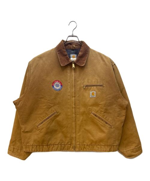 CarHartt（カーハート）CarHartt (カーハート) デトロイトジャケット/80-90s/ユニオンチケット/企業ロゴ ブラウン サイズ:54の古着・服飾アイテム