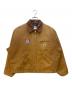 CarHartt（カーハート）の古着「デトロイトジャケット/80-90s/ユニオンチケット/企業ロゴ」｜ブラウン