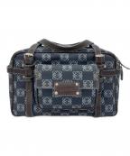 LOEWEロエベ）の古着「ハンドバッグ/リピートアナグラム」｜ネイビー