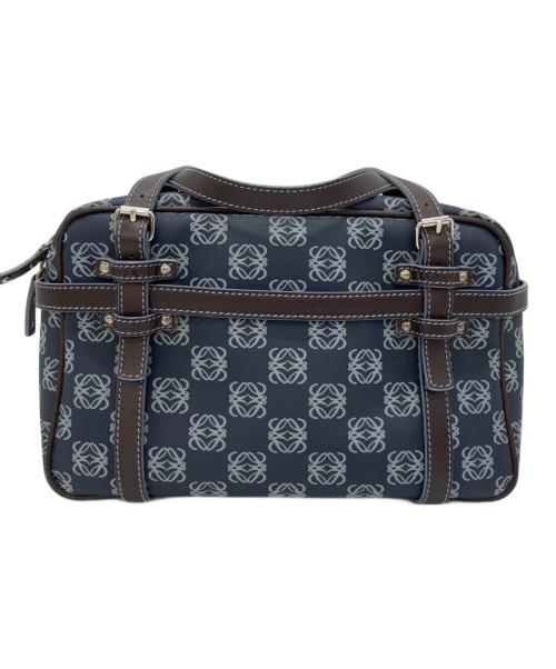 LOEWE（ロエベ）LOEWE (ロエベ) ハンドバッグ/リピートアナグラム ネイビーの古着・服飾アイテム