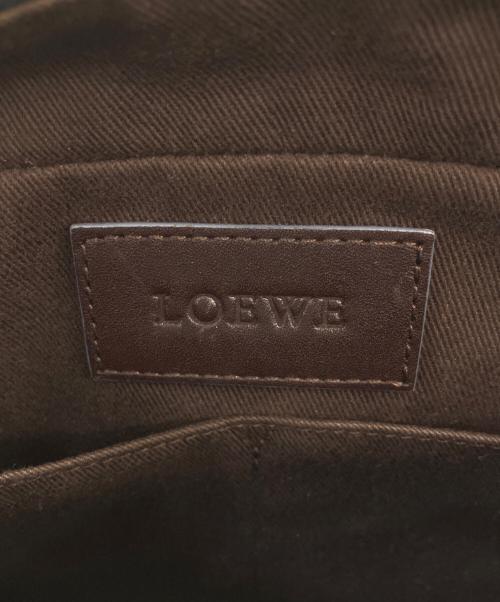 LOEWE（ロエベ）LOEWE (ロエベ) ハンドバッグ/リピートアナグラム ネイビーの古着・服飾アイテム