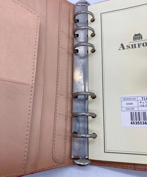 ASHFORD（アシュフォード）ASHFORD (アシュフォード) 手帳カバー レッドの古着・服飾アイテム