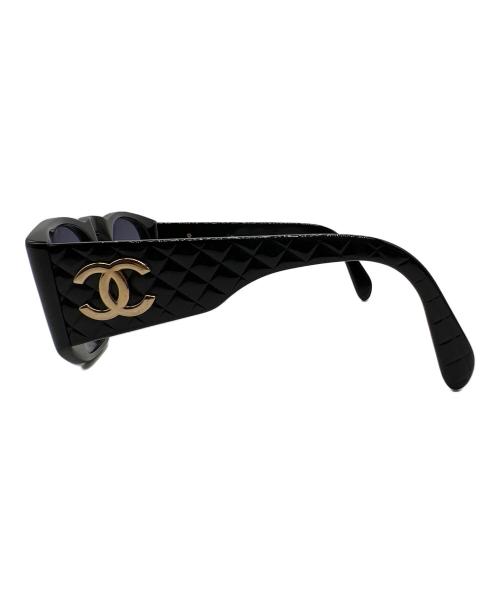 CHANEL（シャネル）CHANEL (シャネル) サングラス/マトラッセ･ココマーク ブラックの古着・服飾アイテム