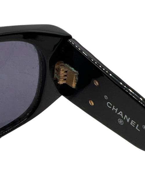 CHANEL（シャネル）CHANEL (シャネル) サングラス/マトラッセ･ココマーク ブラックの古着・服飾アイテム