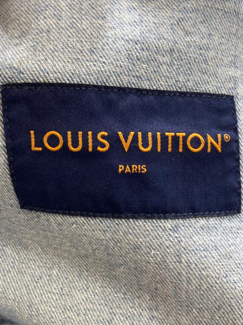 LOUIS VUITTON（ルイ ヴィトン）LOUIS VUITTON (ルイ ヴィトン) モノグラムダメージ加工トラッカーデニムジャケット インディゴ サイズ:44の古着・服飾アイテム