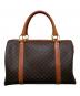 CELINE (セリーヌ) マカダム柄 ミニボストンバッグ ブラウン：50000円