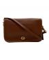 COACH（コーチ）の古着「レザーショルダーバッグ/OLD COACH」｜ブラウン