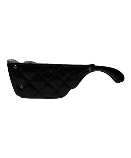 CHANEL（シャネル）CHANEL (シャネル) マトラッセ キルティングレザー 1988 サングラス ブラックの古着・服飾アイテム