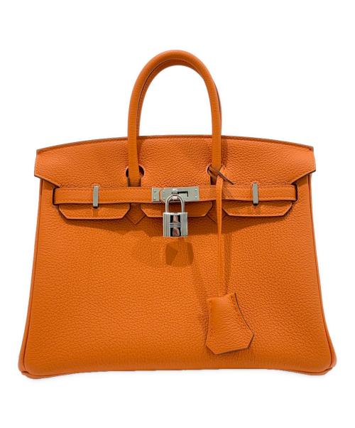 HERMES（エルメス）HERMES (エルメス) Birkin 25/バーキン25/トゴ/シルバー金具/オレンジ系/K刻印:2025年製 オレンジ サイズ:25の古着・服飾アイテム
