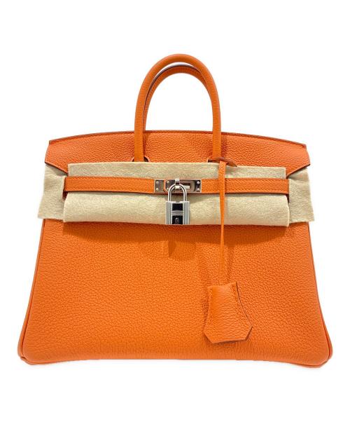 HERMES（エルメス）HERMES (エルメス) Birkin 25/バーキン25/トゴ/シルバー金具/オレンジ系/K刻印:2025年製 オレンジ サイズ:25の古着・服飾アイテム
