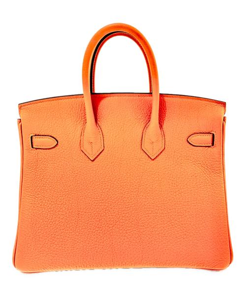 HERMES（エルメス）HERMES (エルメス) Birkin 25/バーキン25/シルバー金具/K刻印 オレンジ サイズ:25の古着・服飾アイテム