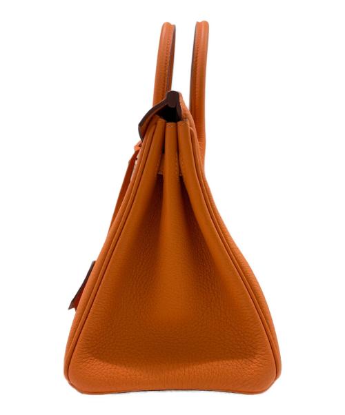 HERMES（エルメス）HERMES (エルメス) Birkin 25/バーキン25/トゴ/シルバー金具/オレンジ系/K刻印:2025年製 オレンジ サイズ:25の古着・服飾アイテム