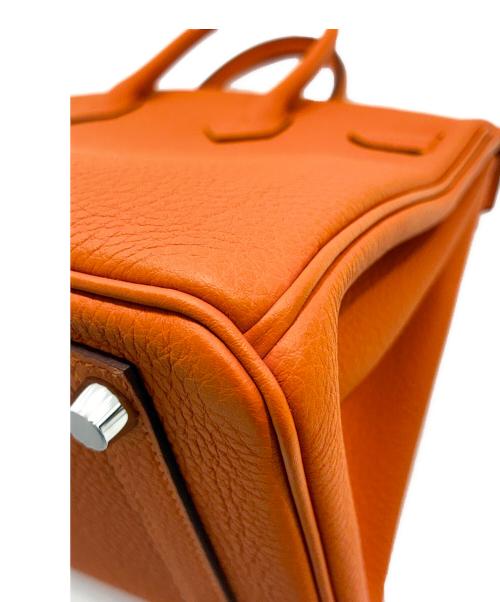 HERMES（エルメス）HERMES (エルメス) Birkin 25/バーキン25/シルバー金具/K刻印 オレンジ サイズ:25の古着・服飾アイテム