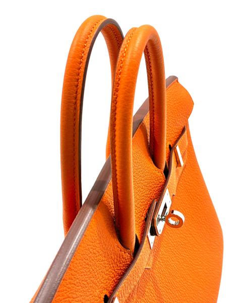 HERMES（エルメス）HERMES (エルメス) Birkin 25/バーキン25/シルバー金具/K刻印 オレンジ サイズ:25の古着・服飾アイテム
