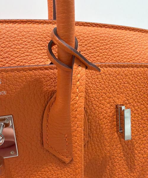 HERMES（エルメス）HERMES (エルメス) Birkin 25/バーキン25/トゴ/シルバー金具/オレンジ系/K刻印:2025年製 オレンジ サイズ:25の古着・服飾アイテム