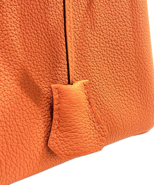 HERMES（エルメス）HERMES (エルメス) Birkin 25/バーキン25/シルバー金具/K刻印 オレンジ サイズ:25の古着・服飾アイテム