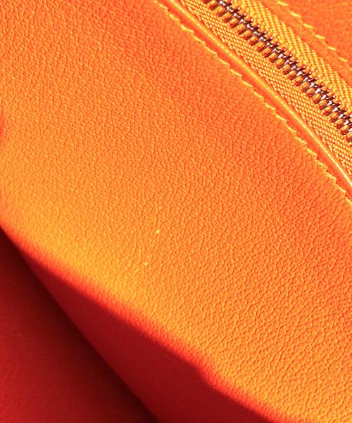 HERMES（エルメス）HERMES (エルメス) Birkin 25/バーキン25/シルバー金具/K刻印 オレンジ サイズ:25の古着・服飾アイテム