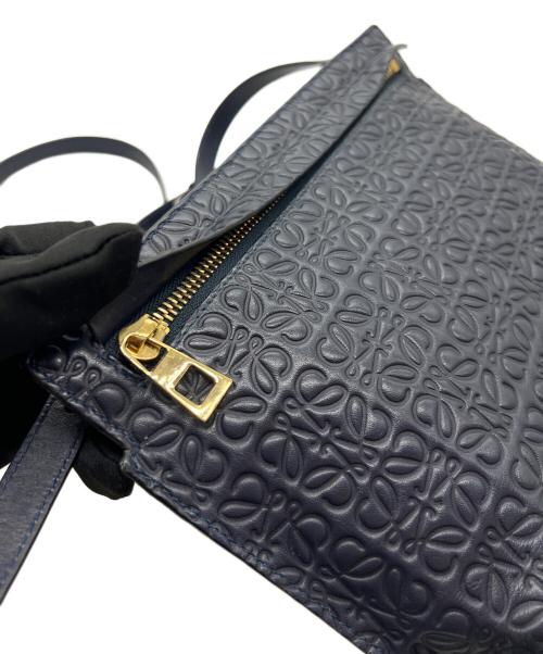 LOEWE（ロエベ）LOEWE (ロエベ) ショルダーバッグ/リピートアナグラム ネイビーの古着・服飾アイテム