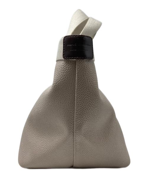Herve Chapelier（エルベシャプリエ）Herve Chapelier (エルベシャプリエ) 舟形トートバッグ モカ×グレージュの古着・服飾アイテム