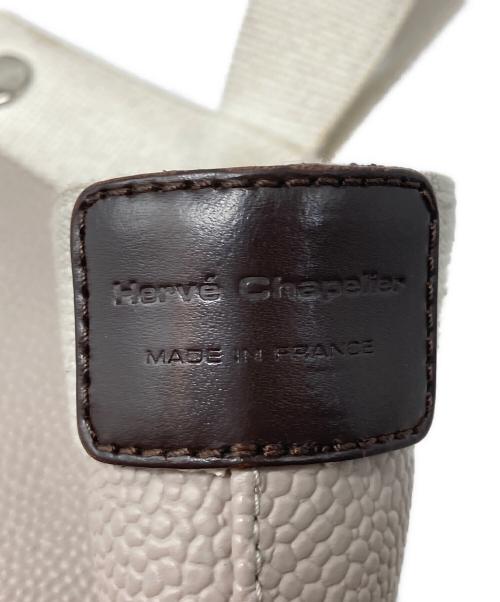 Herve Chapelier（エルベシャプリエ）Herve Chapelier (エルベシャプリエ) 舟形トートバッグ モカ×グレージュの古着・服飾アイテム