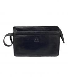 LOEWE（ロエベ）の古着「セカンドバッグ」｜ブラック