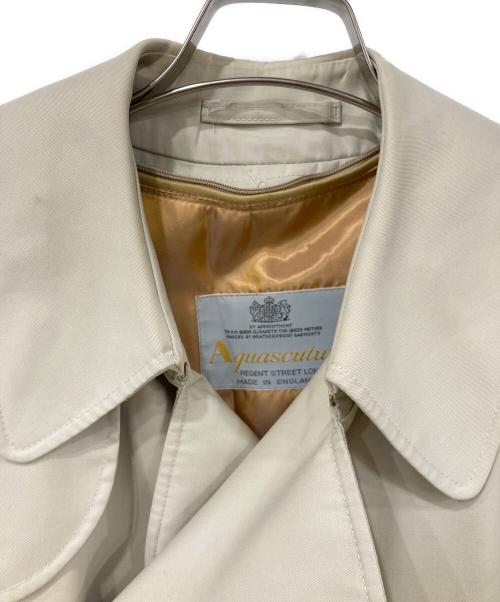 Aquascutum（アクアスキュータム）Aquascutum (アクアスキュータム) トレンチコート ベージュ サイズ:SIZE 40の古着・服飾アイテム