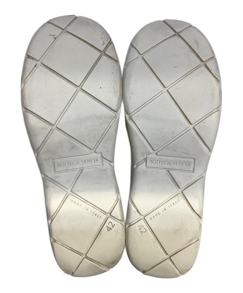 BOTTEGA VENETA（ボッテガベネタ）BOTTEGA VENETA (ボッテガベネタ) パドルブーツ アイボリー サイズ:42の古着・服飾アイテム
