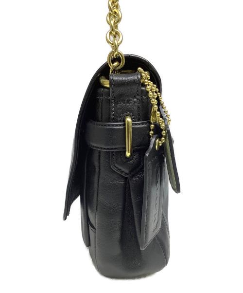 COACH（コーチ）COACH (コーチ) チェーンショルダーバッグ ブラックの古着・服飾アイテム