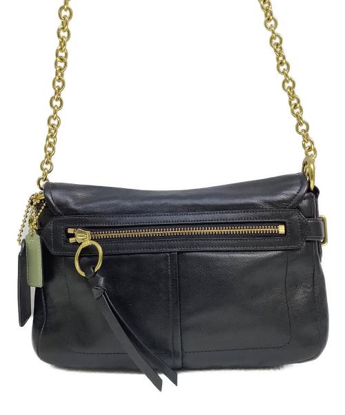 COACH（コーチ）COACH (コーチ) チェーンショルダーバッグ ブラックの古着・服飾アイテム
