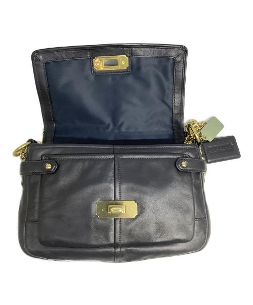 COACH（コーチ）COACH (コーチ) チェーンショルダーバッグ ブラックの古着・服飾アイテム