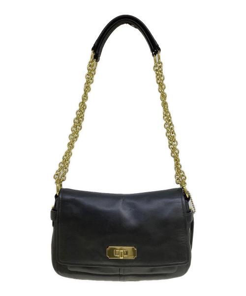 COACH（コーチ）COACH (コーチ) チェーンショルダーバッグ ブラックの古着・服飾アイテム