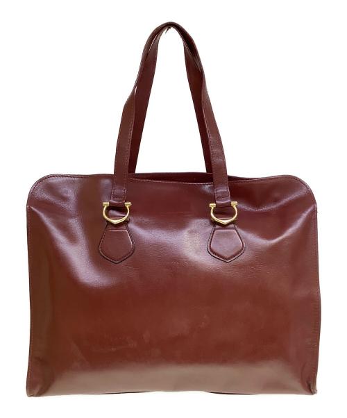 Cartier（カルティエ）Cartier (カルティエ) トートバッグ ボルドーの古着・服飾アイテム