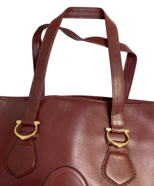 Cartier（カルティエ）Cartier (カルティエ) トートバッグ ボルドーの古着・服飾アイテム