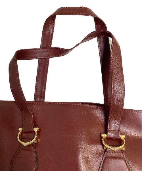 Cartier（カルティエ）Cartier (カルティエ) トートバッグ ボルドーの古着・服飾アイテム