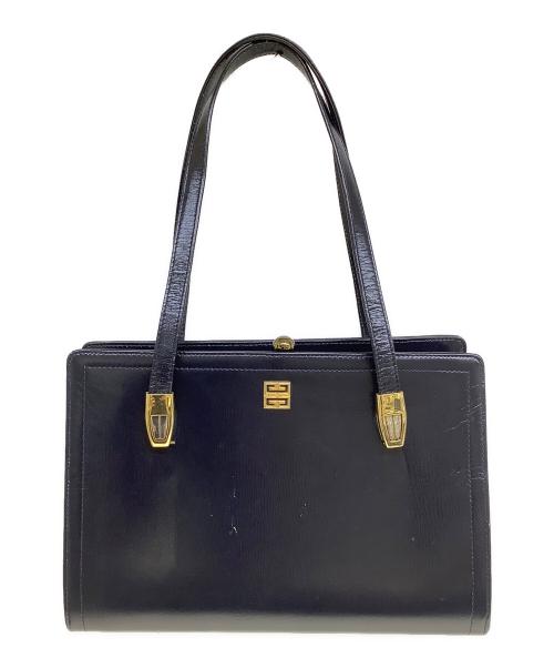GIVENCHY（ジバンシィ）GIVENCHY (ジバンシィ) ハンドバッグ ネイビーの古着・服飾アイテム