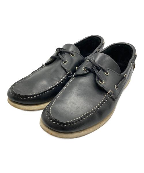 atlantic works（アトランティック ワークス）atlantic works (アトランティック ワークス) デッキシューズ ブラック サイズ:9Dの古着・服飾アイテム
