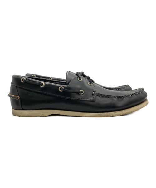 atlantic works（アトランティック ワークス）atlantic works (アトランティック ワークス) デッキシューズ ブラック サイズ:9Dの古着・服飾アイテム