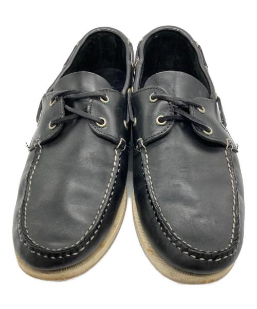 atlantic works（アトランティック ワークス）atlantic works (アトランティック ワークス) デッキシューズ ブラック サイズ:9Dの古着・服飾アイテム