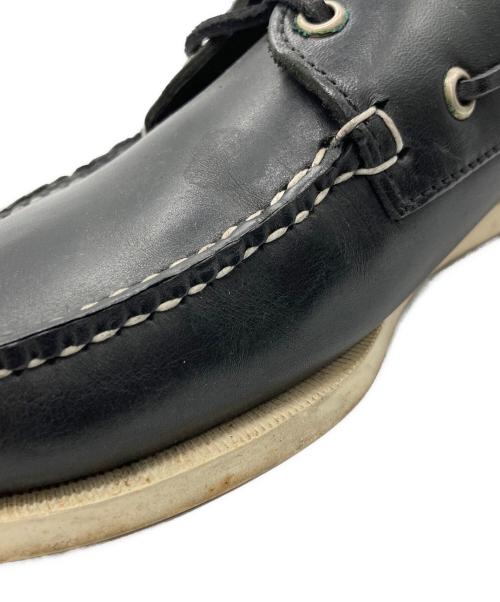 atlantic works（アトランティック ワークス）atlantic works (アトランティック ワークス) デッキシューズ ブラック サイズ:9Dの古着・服飾アイテム
