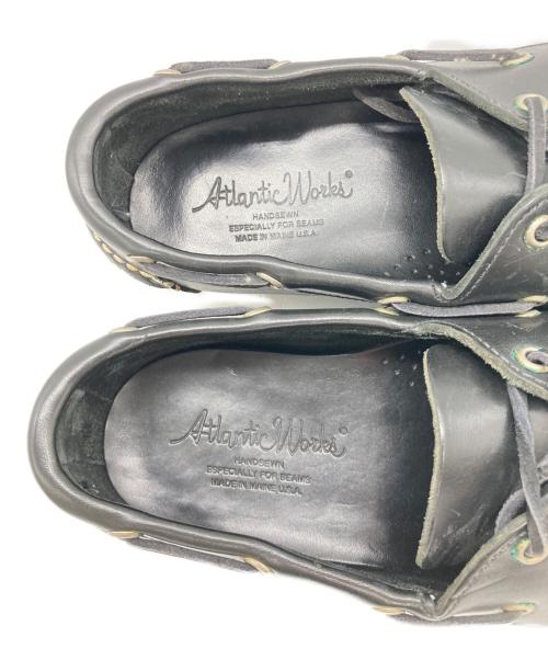 atlantic works（アトランティック ワークス）atlantic works (アトランティック ワークス) デッキシューズ ブラック サイズ:9Dの古着・服飾アイテム