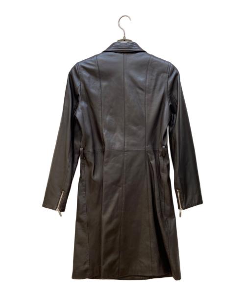 BALMAIN（バルマン）BALMAIN (バルマン) レザージャケット ブラウン サイズ:7の古着・服飾アイテム