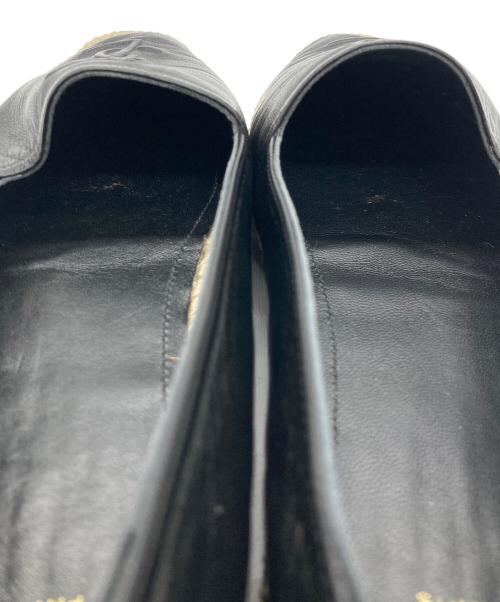 Saint Laurent Paris（サンローランパリ）Saint Laurent Paris (サンローランパリ) エスパドリーユ ブラック サイズ:36.5の古着・服飾アイテム