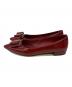 Salvatore Ferragamo (サルヴァトーレ フェラガモ) ヴァラリボンパンプス レッド サイズ:6：4000円