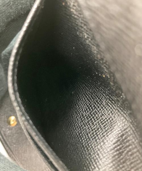 LOUIS VUITTON（ルイ ヴィトン）LOUIS VUITTON (ルイ ヴィトン) 3つ折り財布/エピ・ポルトモネ・ビエ・カルトクレディ ブラックの古着・服飾アイテム