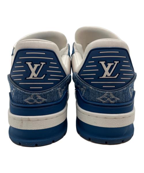 LOUIS VUITTON（ルイ ヴィトン）LOUIS VUITTON (ルイ ヴィトン) トレイナースニーカー ホワイト×ブルー サイズ:25㎝の古着・服飾アイテム